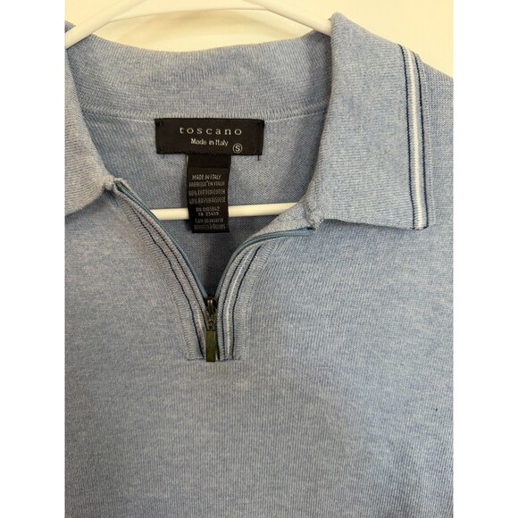 Toscano short sleeve pull over Golf shirt Size S Made in Italy - Picture 3 of 4